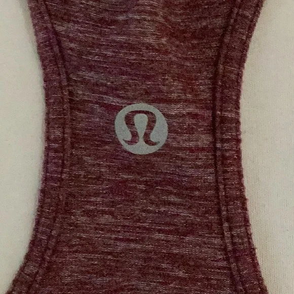 Lululemon Elegant Maroon Racerback Tank Top - Picture 3 of 3